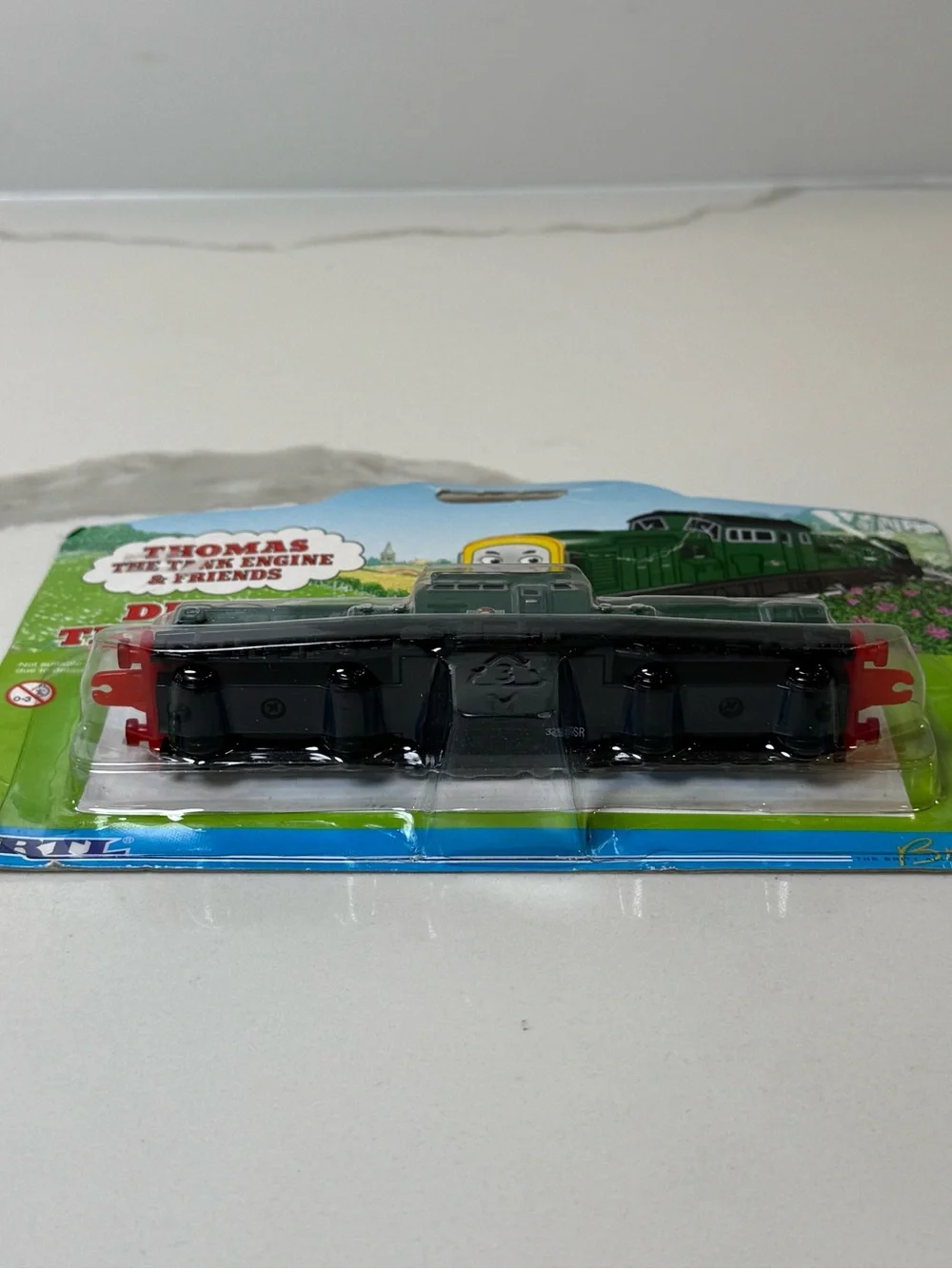 ERTL Thomas the Train Engine & Friends DEREK 2000 Diecast Card 65 FLAW
